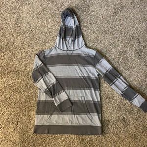 Old Navy Grey long sleeve shirt with hood